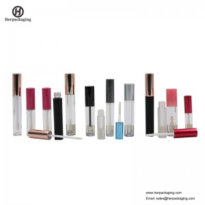 HCL311 Clear Plastic Άδειο γυαλιστερό γυαλιστερό σωληνάριο για καλλυντικά έγχρωμου χρώματος που περιείχαν εφαρμοστές στιλπνότητας